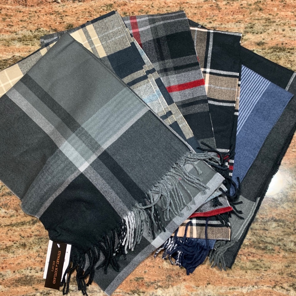 Stewart of Scotland Patterned Scarves (6-pack)